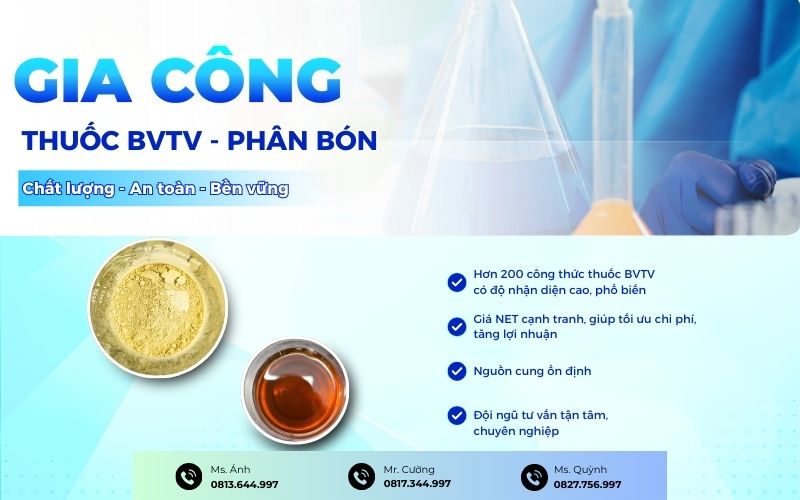 gia công phân bón