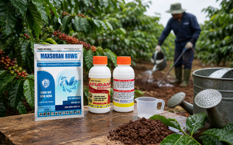 Chẩn đoán nguyên nhân cà phê chết cây do bộ rễ